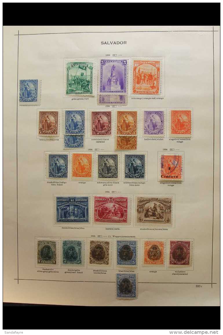 1867-1935 ATTRACTIVE COLLECTION A Most Useful Mint &amp; Used Collection, Chiefly All Different With Some Issues... - El Salvador