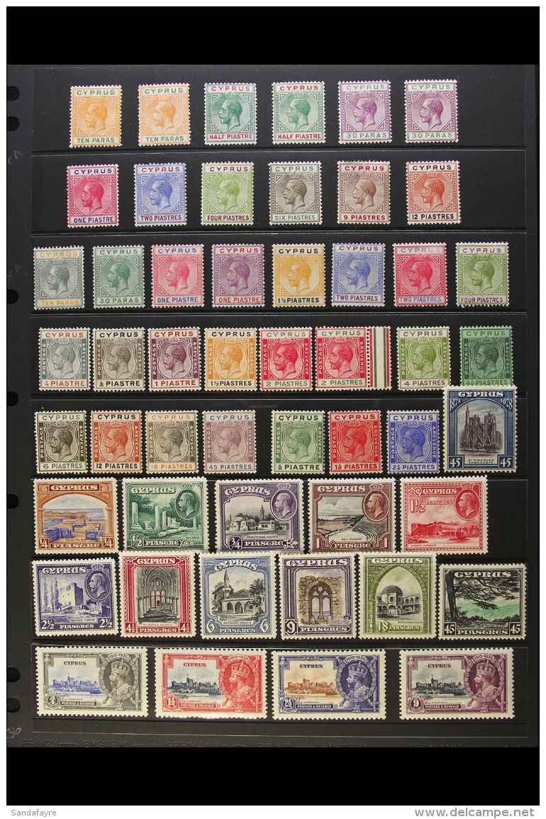 1912-35 MINT KGV COLLECTION Presented On A Stock Page. Includes 1912-15 Range To 12pi, 1921-23 Range With Most... - Other & Unclassified