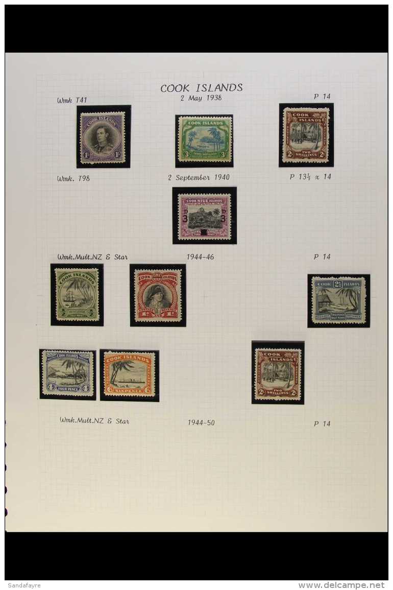 1933-49 KGVI FINE MINT COLLECTION Useful Lot With 1938 Set, 1944-6 Values To 2s, 1949-61 Defins Set And More,... - Cook Islands