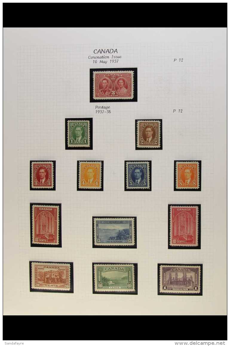 1937-52 KGVI FINE MINT COLLECTION Almost Complete For KGVI Period Issues Incl. Definitives, Commemoratives, Coil... - Other & Unclassified