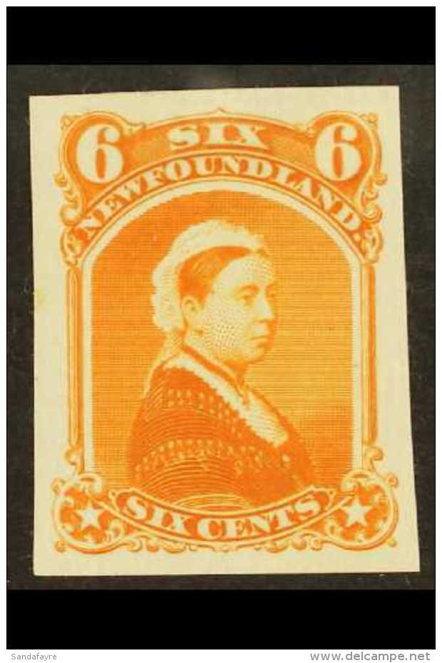 1868 6c Rose, Queen Victoria, As SG 39, Die Proof In Orange On India, Uni 35TC, Very Fine And Fresh. For More... - Other & Unclassified