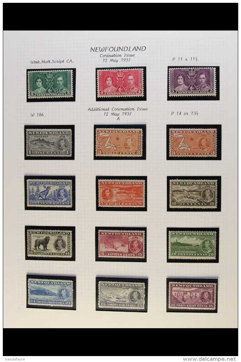 1932-47 KGVI FINE MINT COLLECTION Includes 1932 10c To 25c Values, 1932-8 Set, Complete From 1937 Additional... - Other & Unclassified