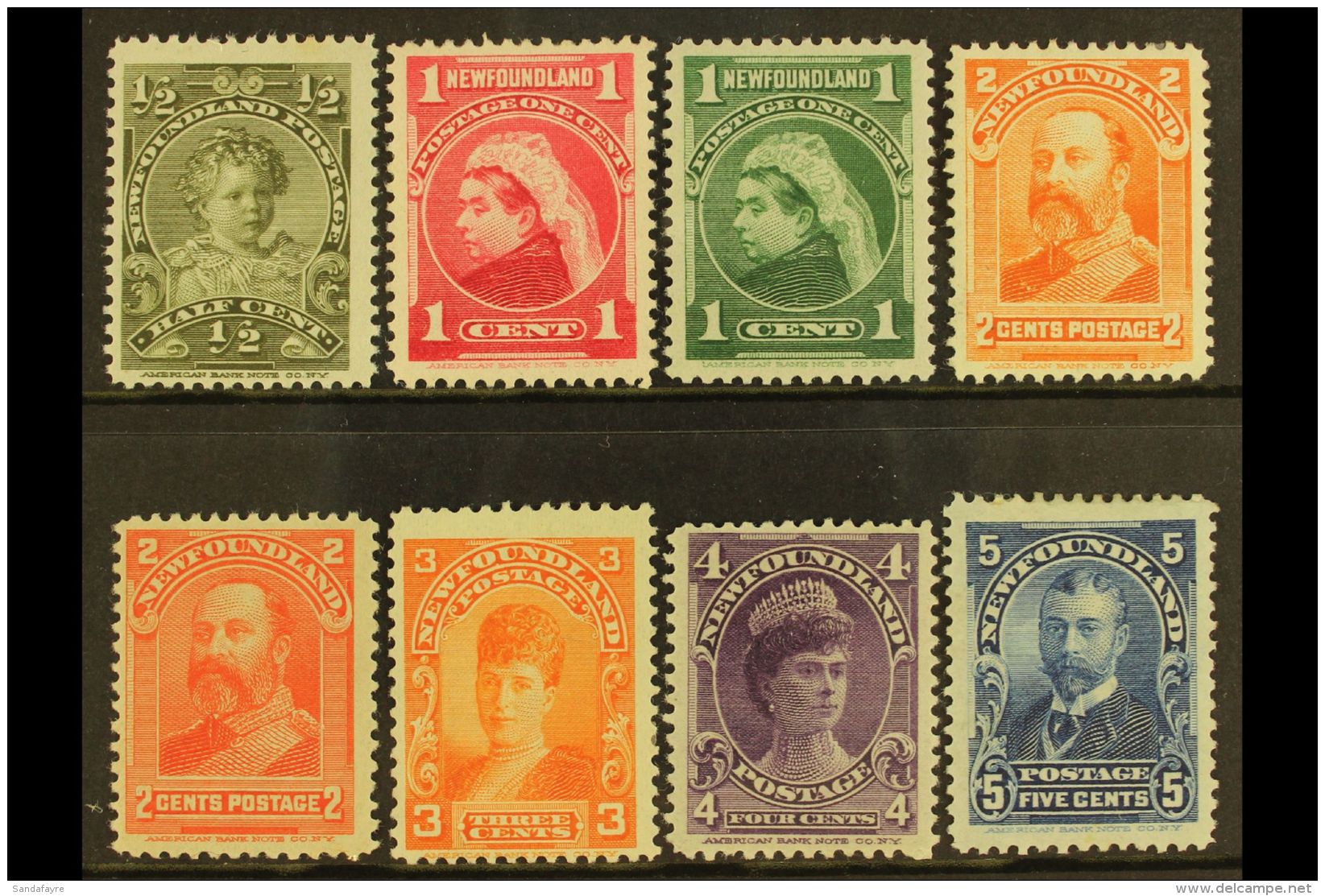 1897 Royalty Complete Set, SG83/90, Fine Mint (8 Stamps) For More Images, Please Visit... - Other & Unclassified