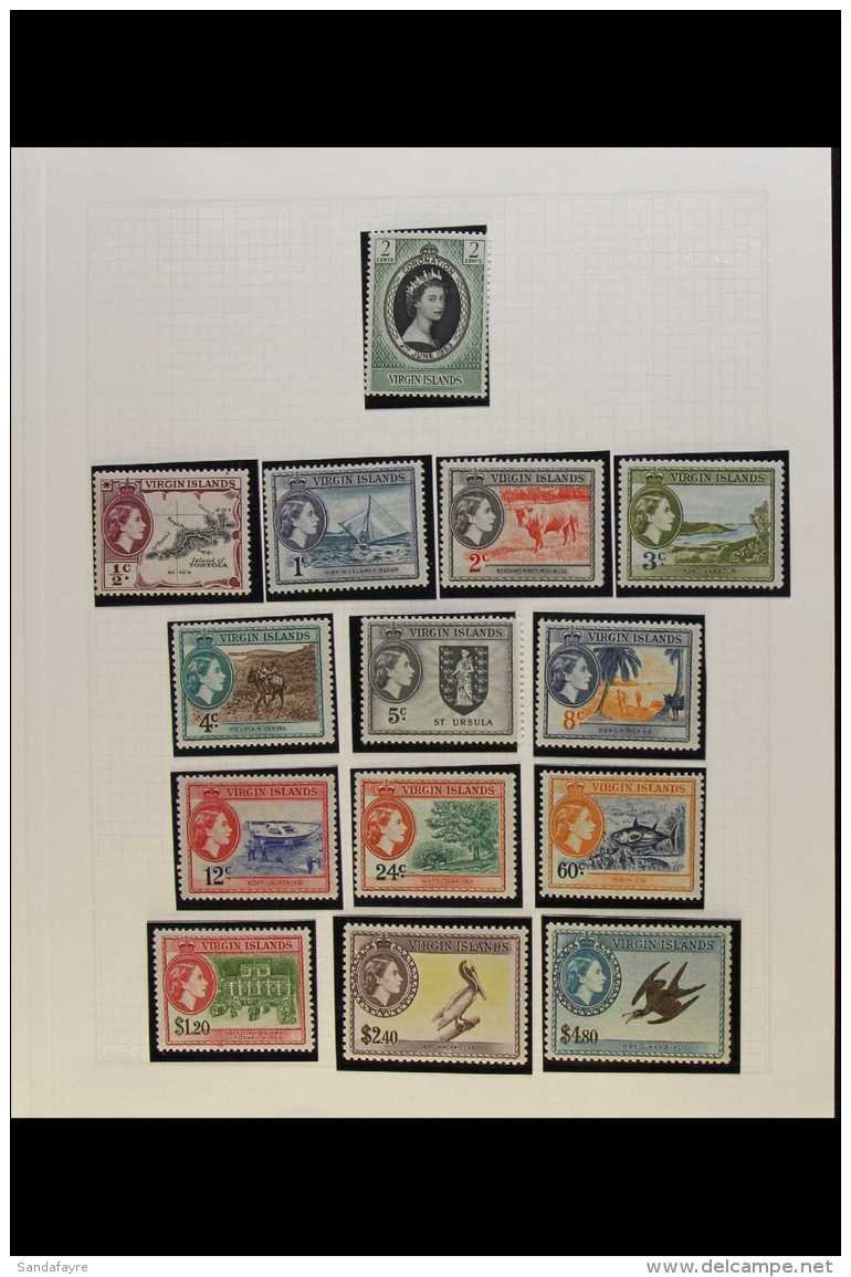 1953-1968 SUPERB NEVER HINGED MINT All Different Collection Including 1956-62 And 1963-68 Definitive Complete... - British Virgin Islands