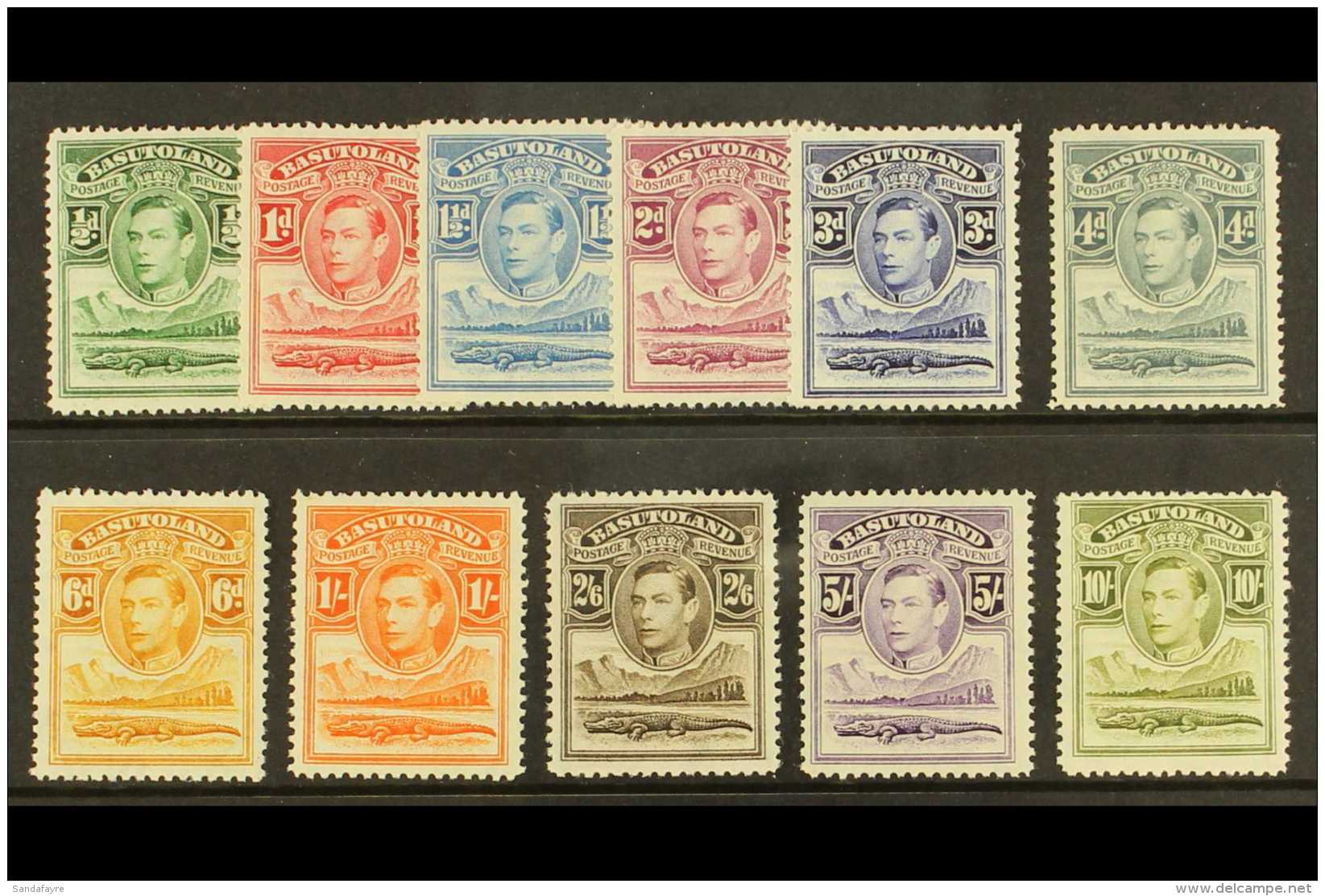 1938 Complete Definitive Set, SG 18/28, Never Hinged Mint. (11 Stamps) For More Images, Please Visit... - Other & Unclassified