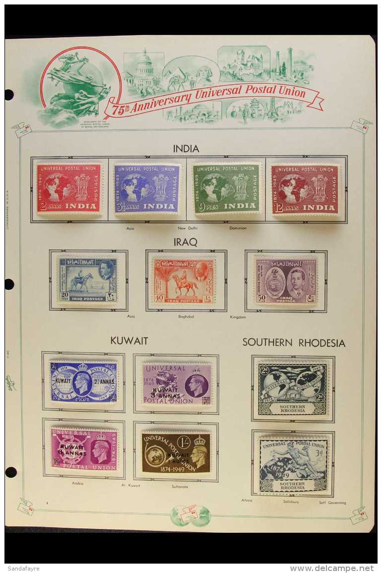 BRITISH COMMONWEALTH OMNIBUS ISSUES 1949 UNIVERSAL POSTAL UNION Fine Mint All Different Collection On Special... - Other & Unclassified