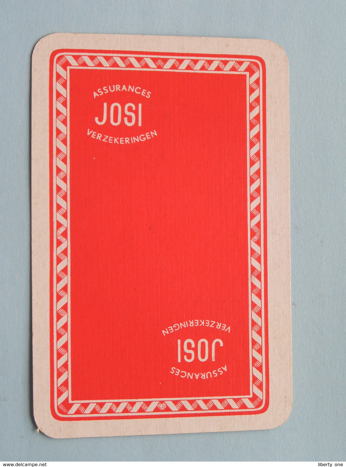 JOSI Verzekeringen Assurances / JOKER ( Details - Zie Foto´s Voor En Achter ) !! - Cartes à Jouer Classiques