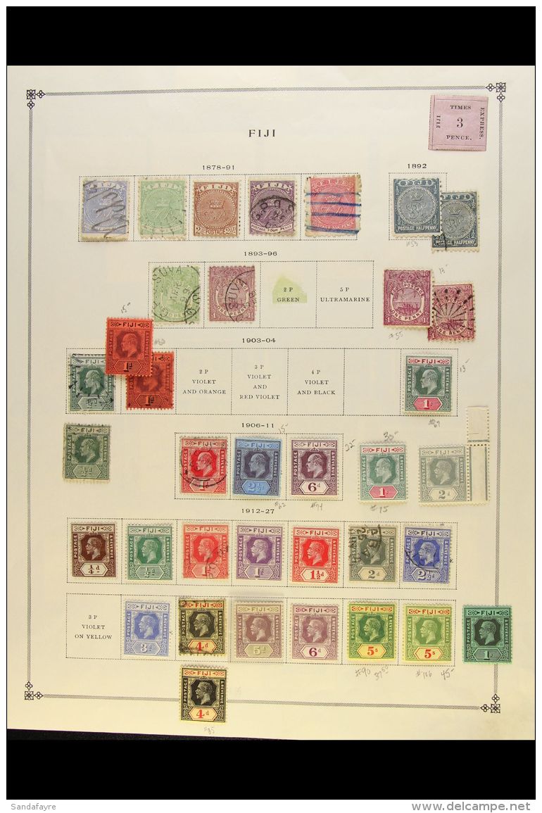 BRITISH PACIFIC ISLANDS QV To 1970's Mint And Used Collection On Leaves, Plus Further (mostly Never Hinged Mint)... - Other & Unclassified