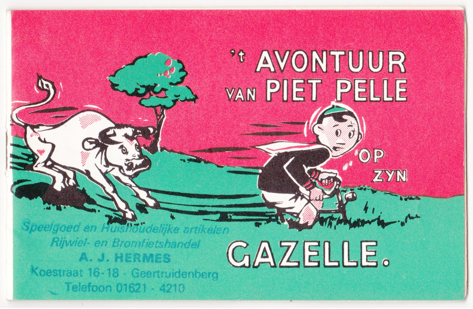 Gazelle. (boekje,15 Blz Met Strips) - Pubblicitari