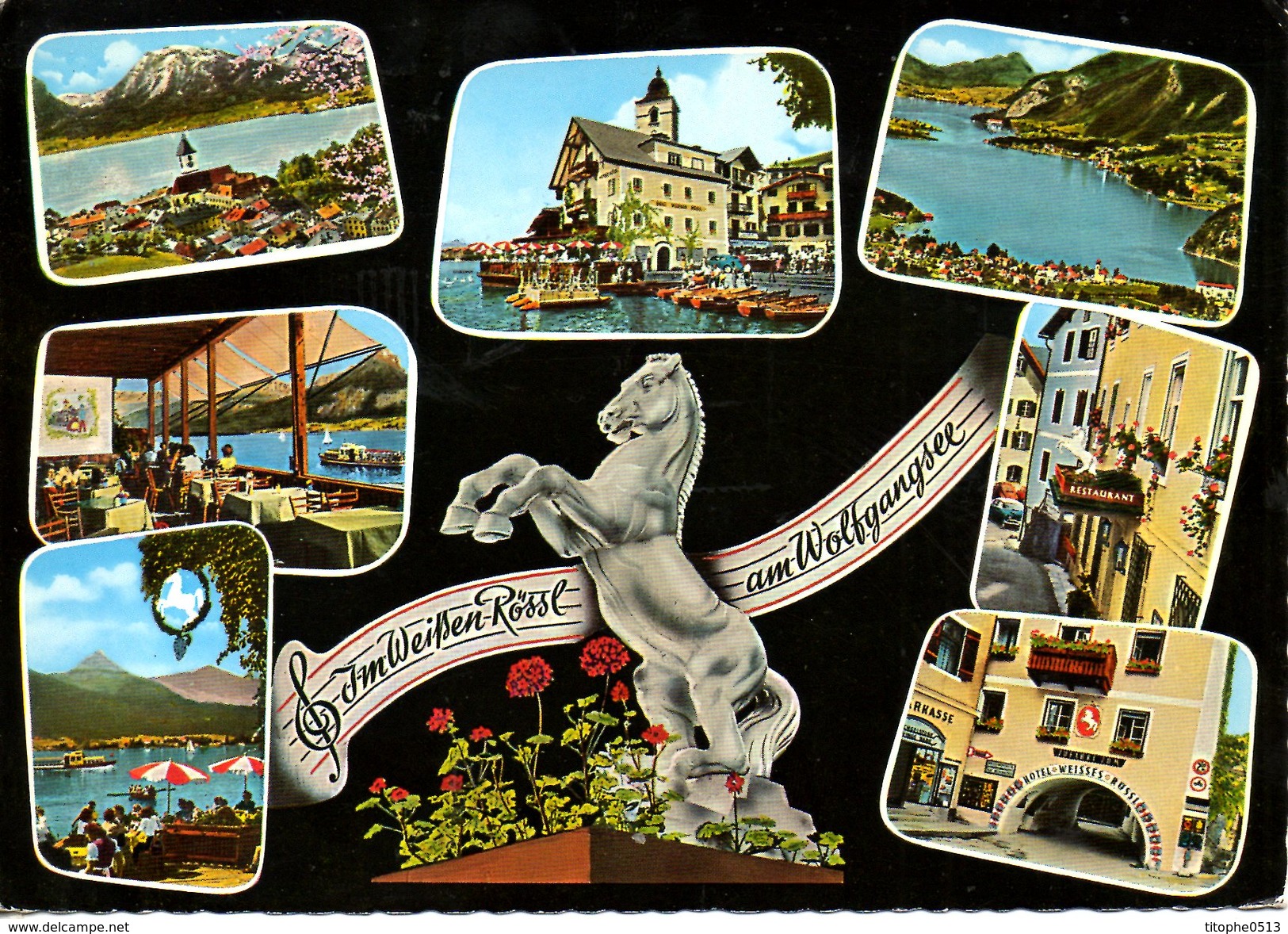 AUTRICHE. Carte Postale écrite. Lac De Wolfgangsee. - Mondsee