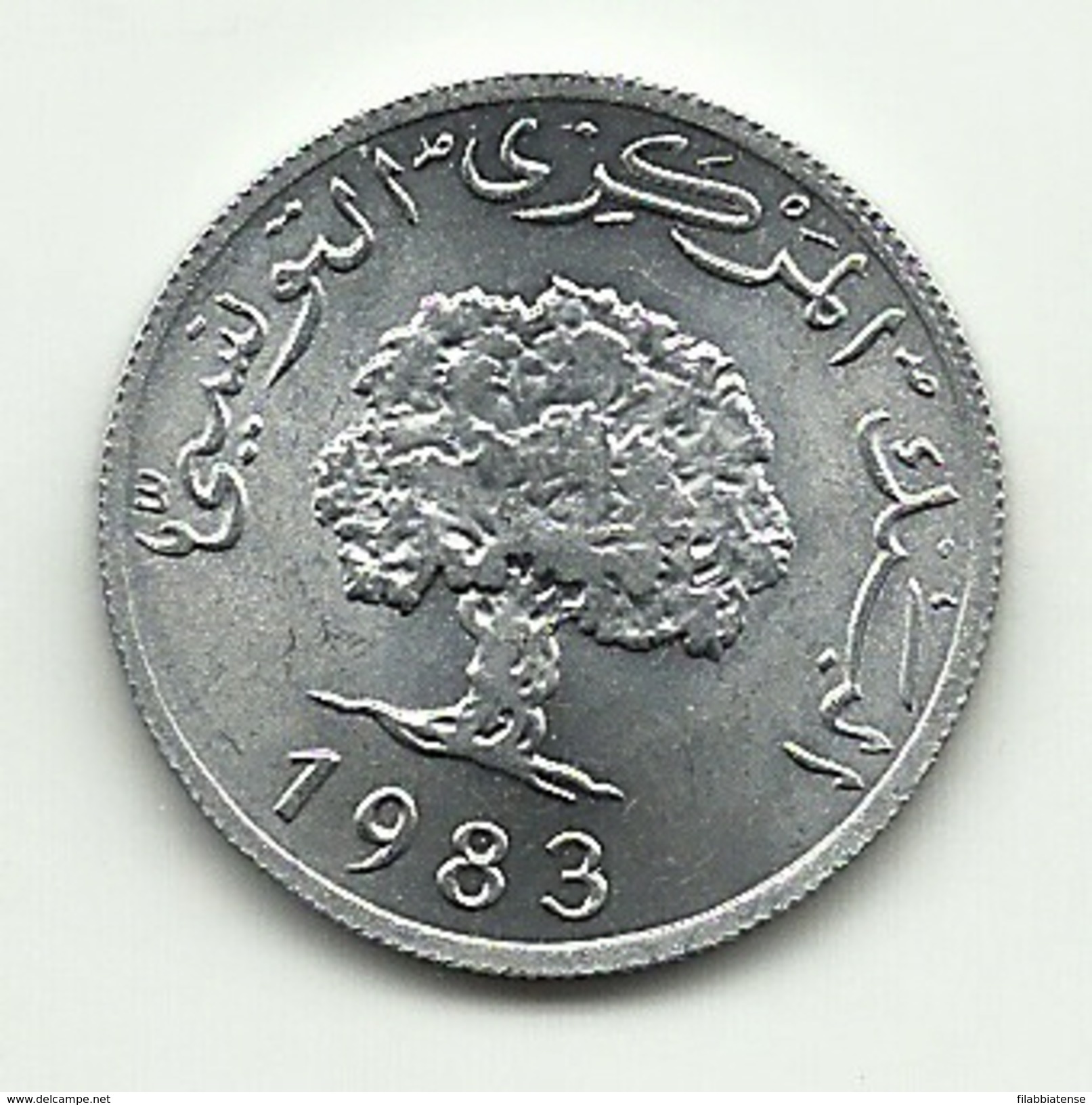 1983 - Tunisia 5 Millim, - Tunisia