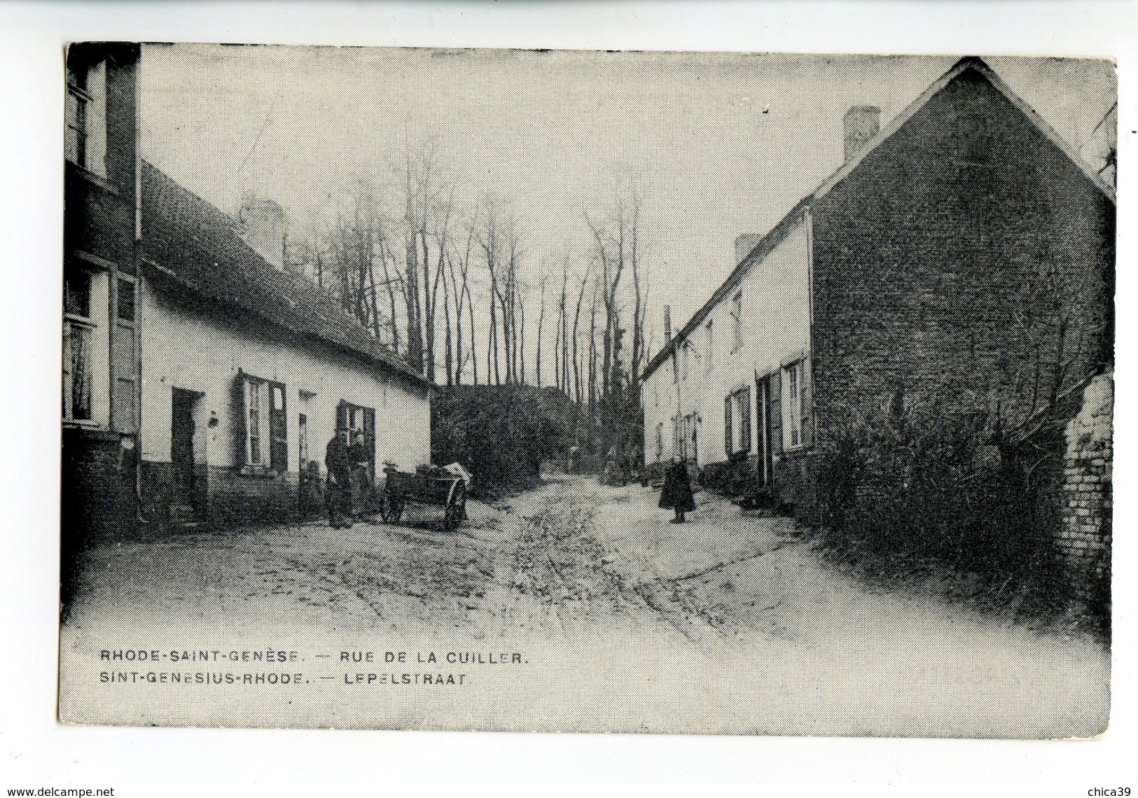 C 19654   -   Rhode-Saint-Genèse  -  Rue De La Cuiller  -  Lepelstraat  -  COPY ROSTENNE - Rhode-St-Genèse - St-Genesius-Rode