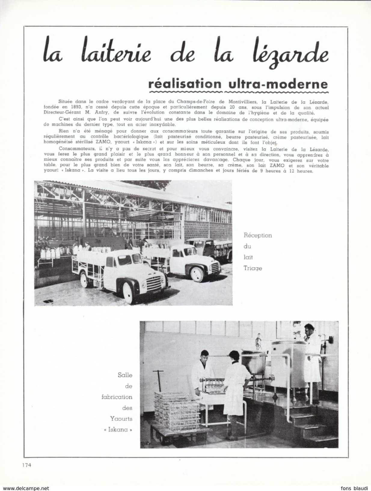 1960 - Iconographie Documentaire - Montivilliers (Seine-Maritime) - La Laiterie De La Lézarde - FRANCO DE PORT - Zonder Classificatie