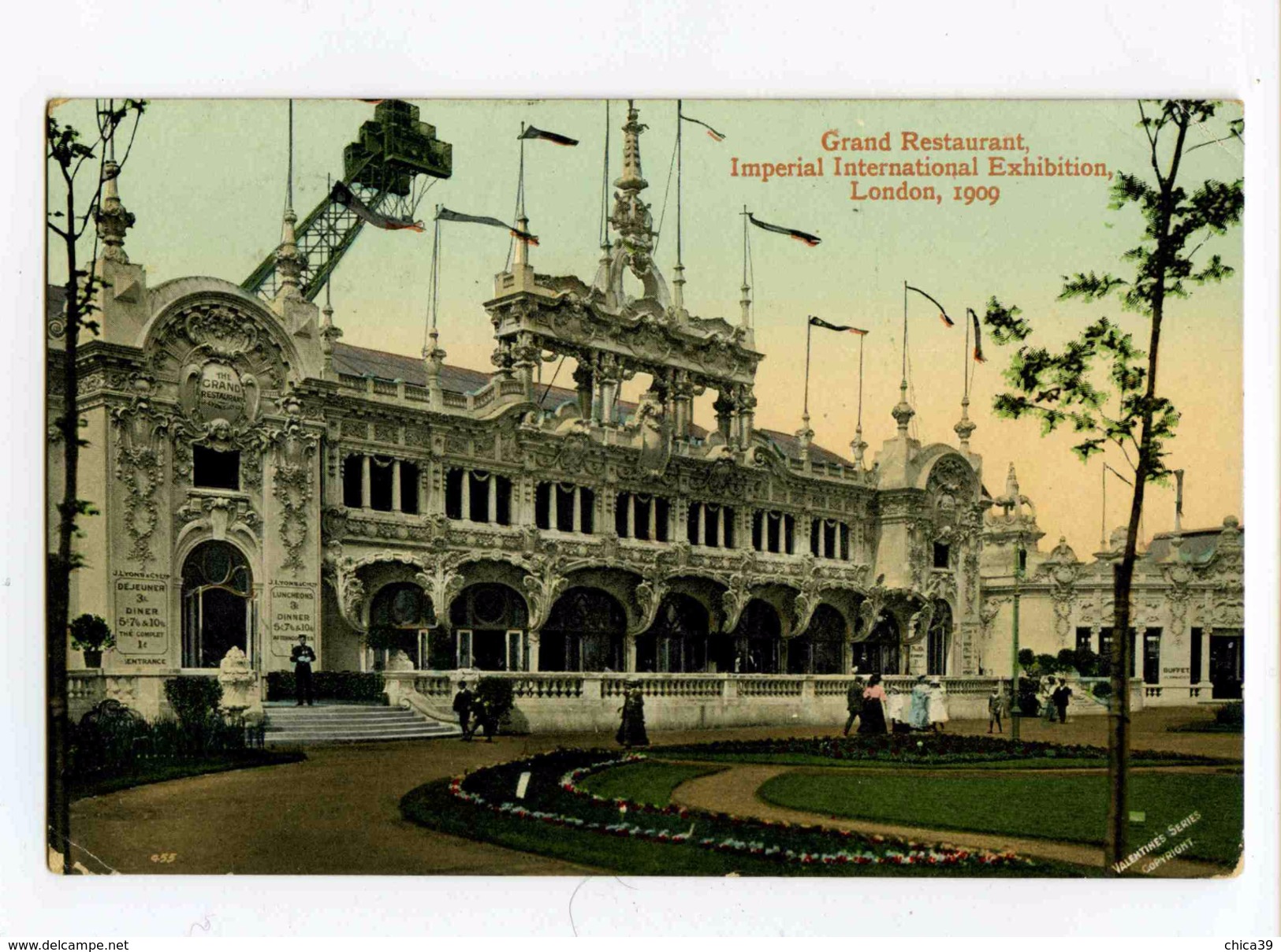 C 19664   -   London, 1909  -  Imperial International Exhibition   -   Grand Restaurant - Exhibitions
