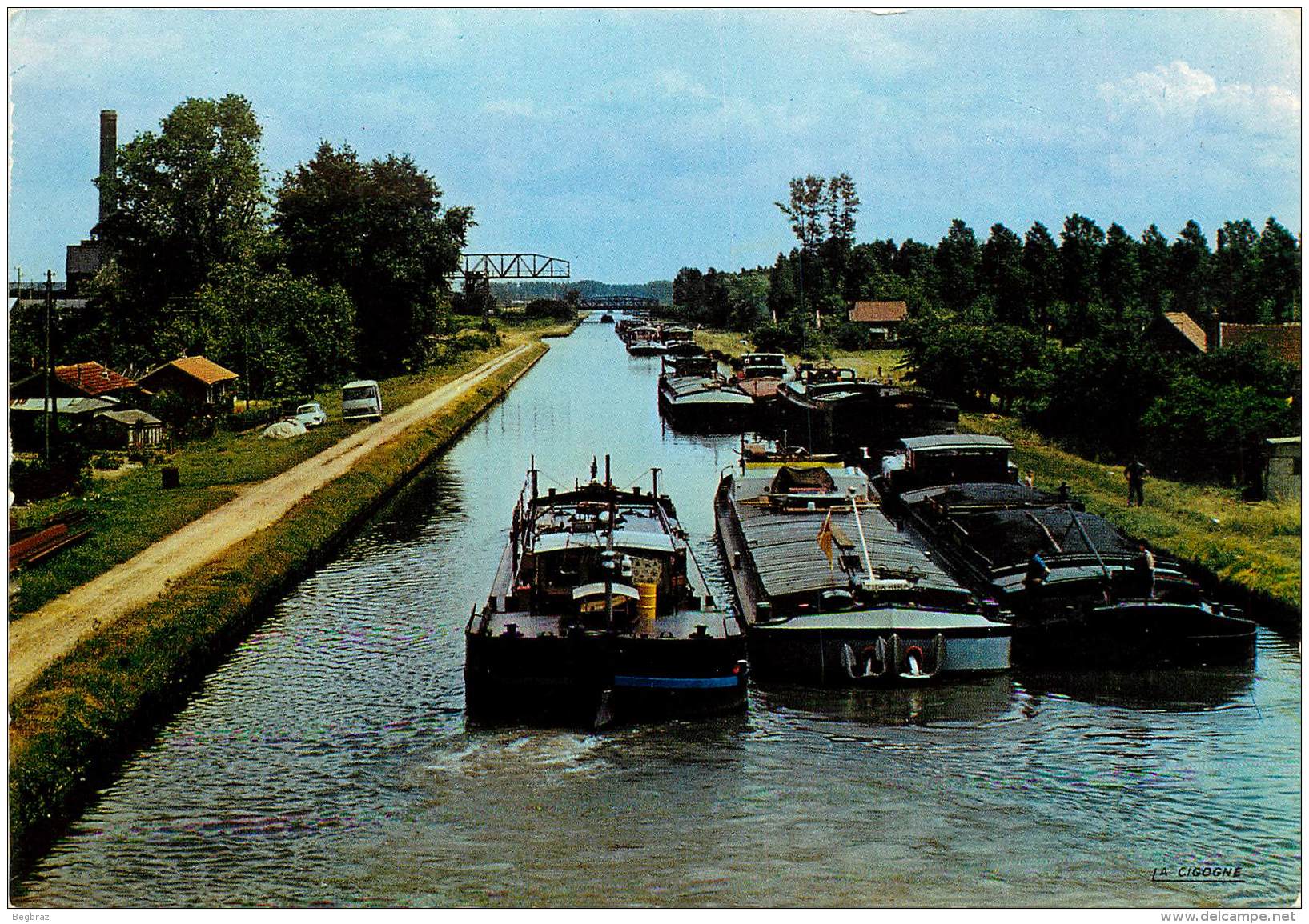 RIBECOURT     LE CANAL   PENICHE - Ribecourt Dreslincourt