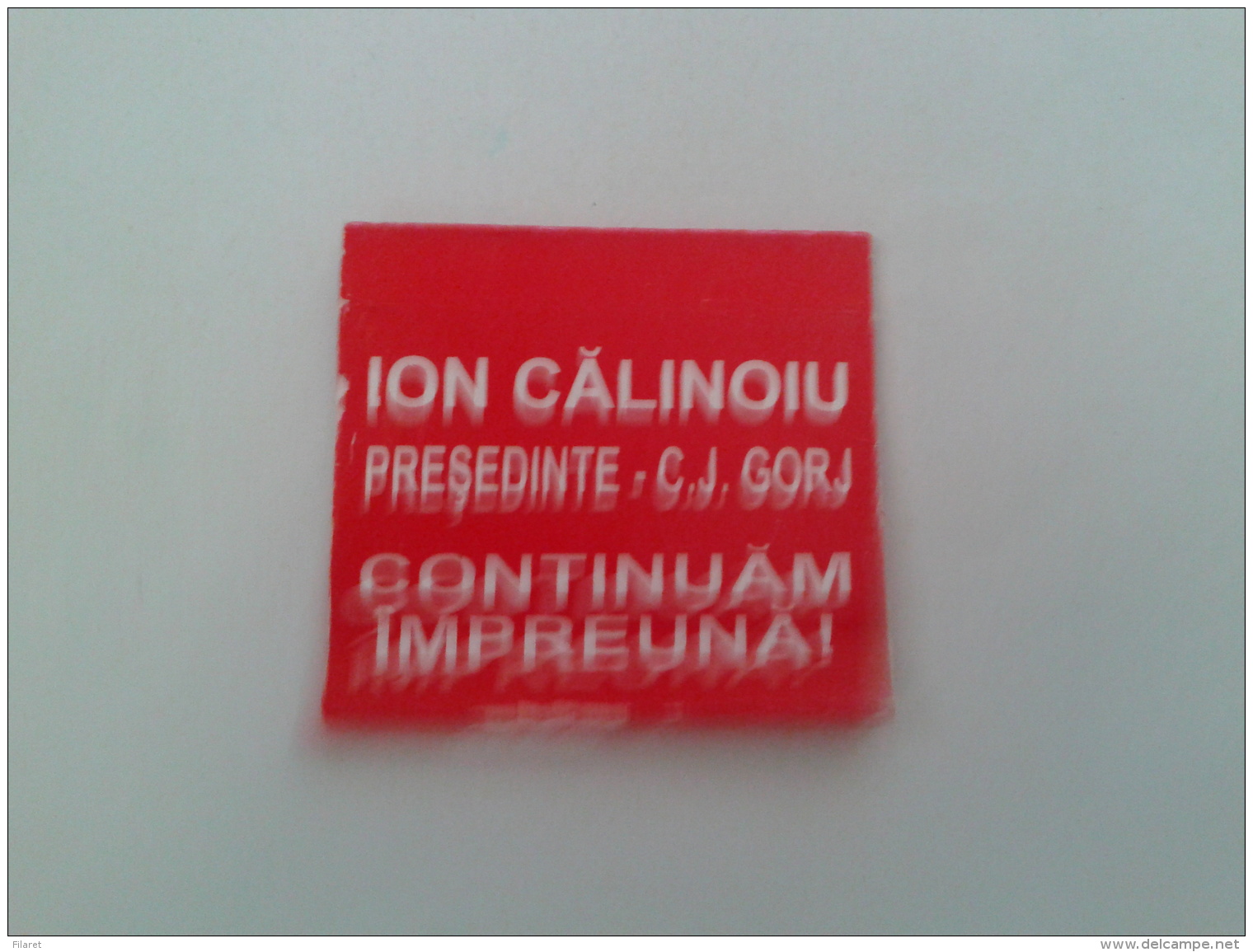 ROMANIA-ELECTIONS- MATCHBOX WITHOUT DRAWER-GRAFINET MATCHBOXES FACTORY,NEW PERIOD - Zündholzschachteln