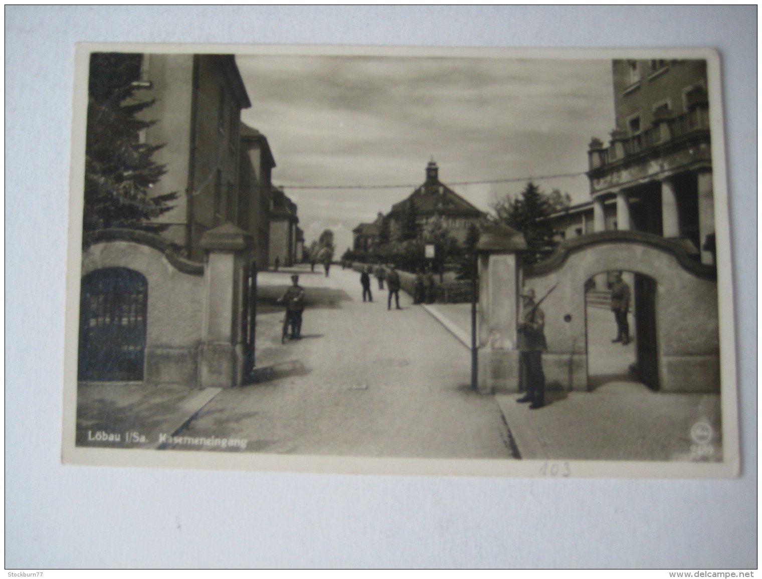 LÖBAU  , Kaserne  , Schöne Karte Um 1940 - Löbau