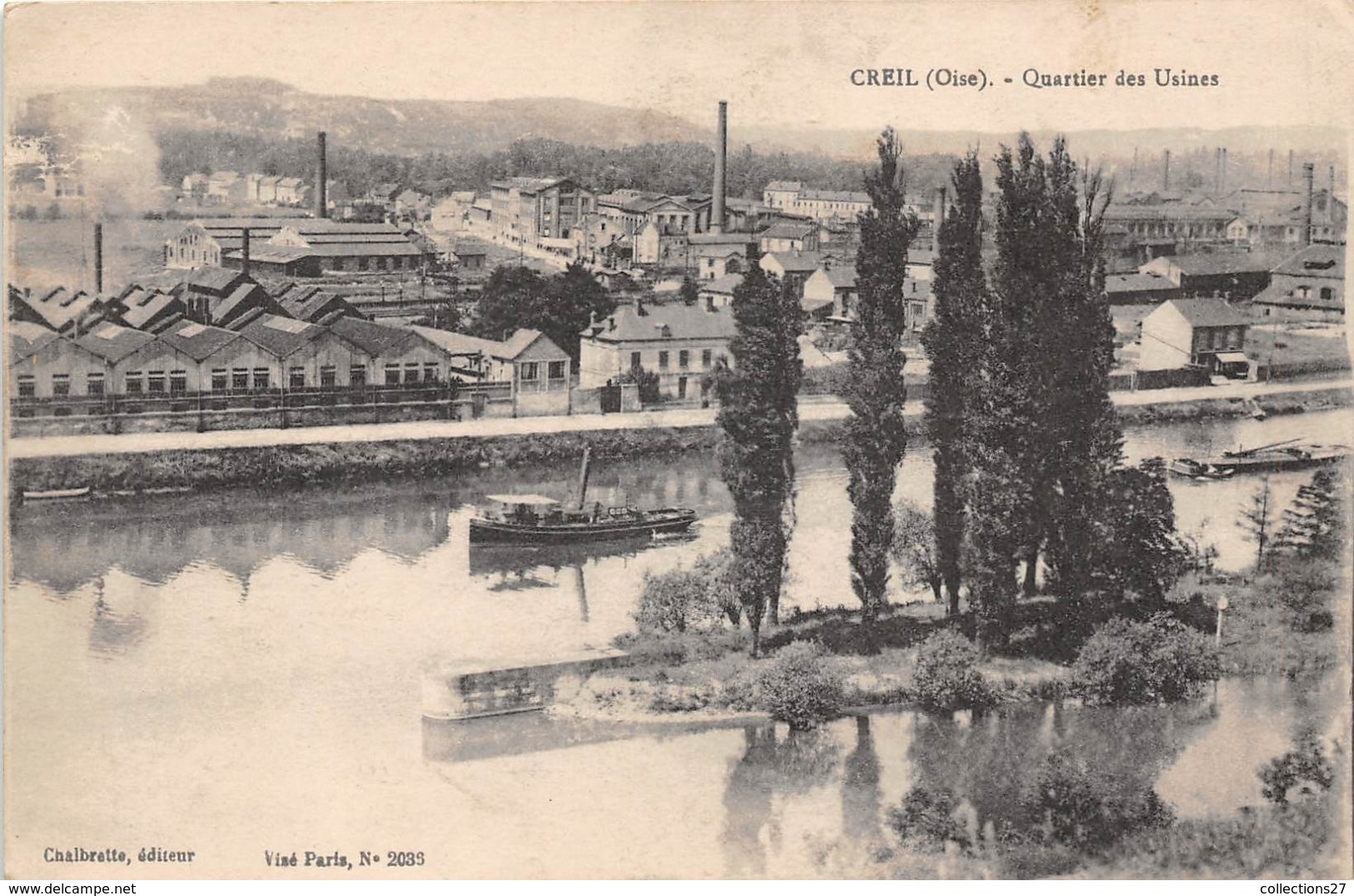 60-CREIL- QUARTIER DES USINES - Creil