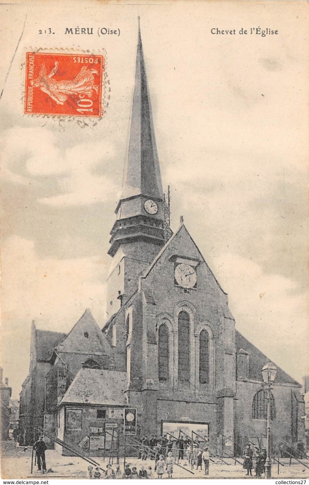 60-MERU- CHEVET DE L'EGLISE - Meru