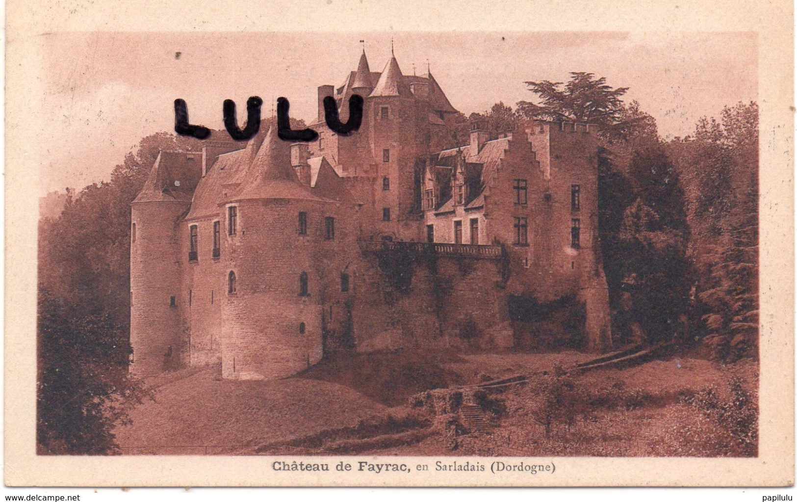 DEPT 24 : édit. Crouzel Tabac : Castelnaud La Chapelle , Chateau De Fayrac En Sarladais - Autres & Non Classés