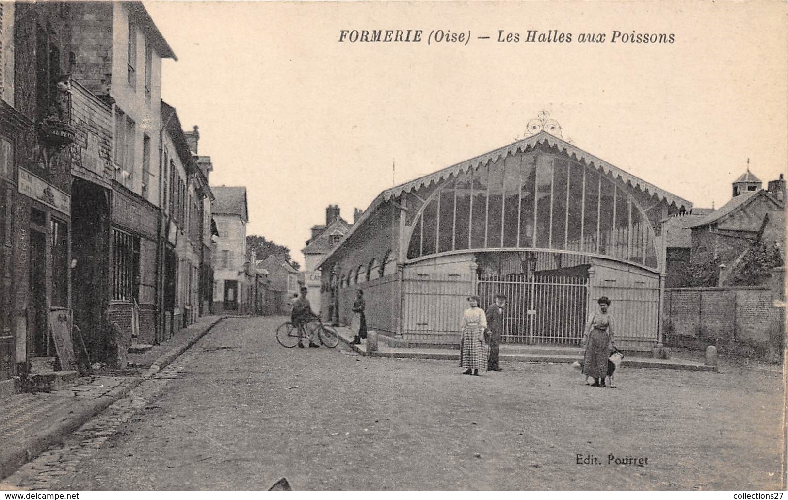 60-FORMERIE- LES HALLES AUX POISSONS - Formerie