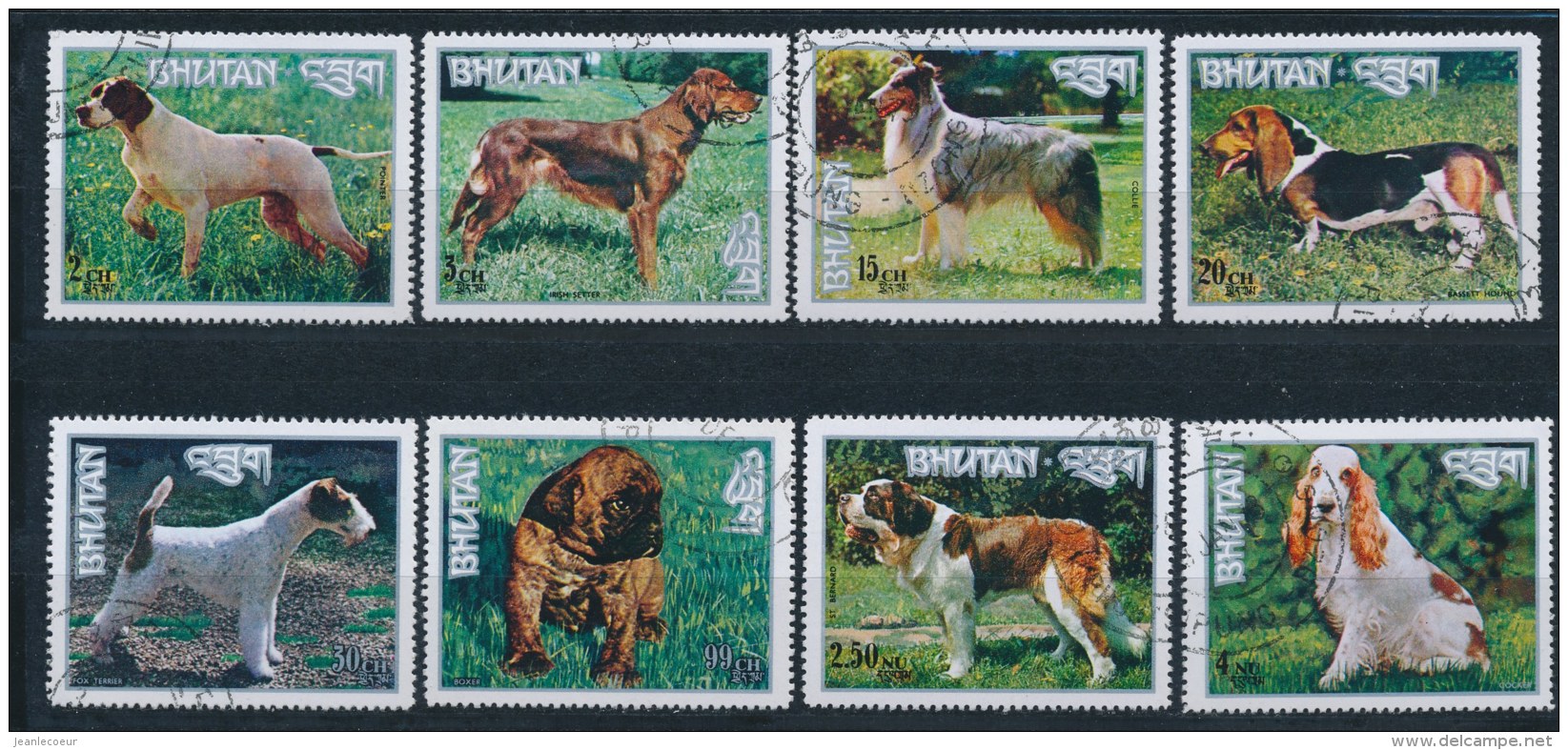 Bhutan 1973 Mi: 536A-543A Yt: 399-406 (Gebr/used/obl/o)(1870) - Bhutan