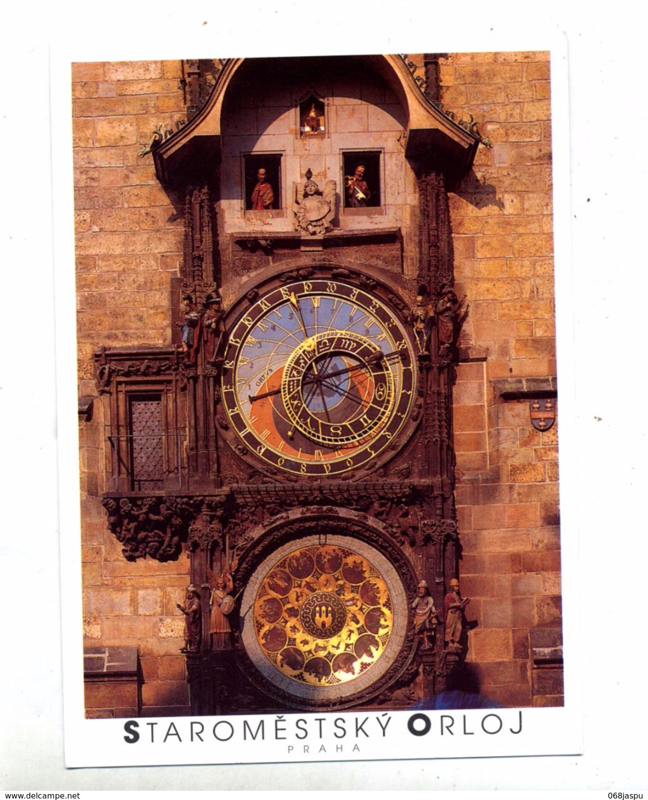 Carte Horloge Prague Cachet - Tschechische Republik