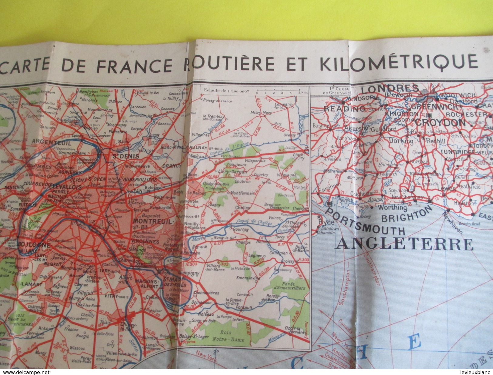 Carte De France  Routière Et Kilométrique  à L'Usage Des Automobilistes/Le Petit Parisien/Foldex/edition 1935     PGC138 - Dépliants Touristiques