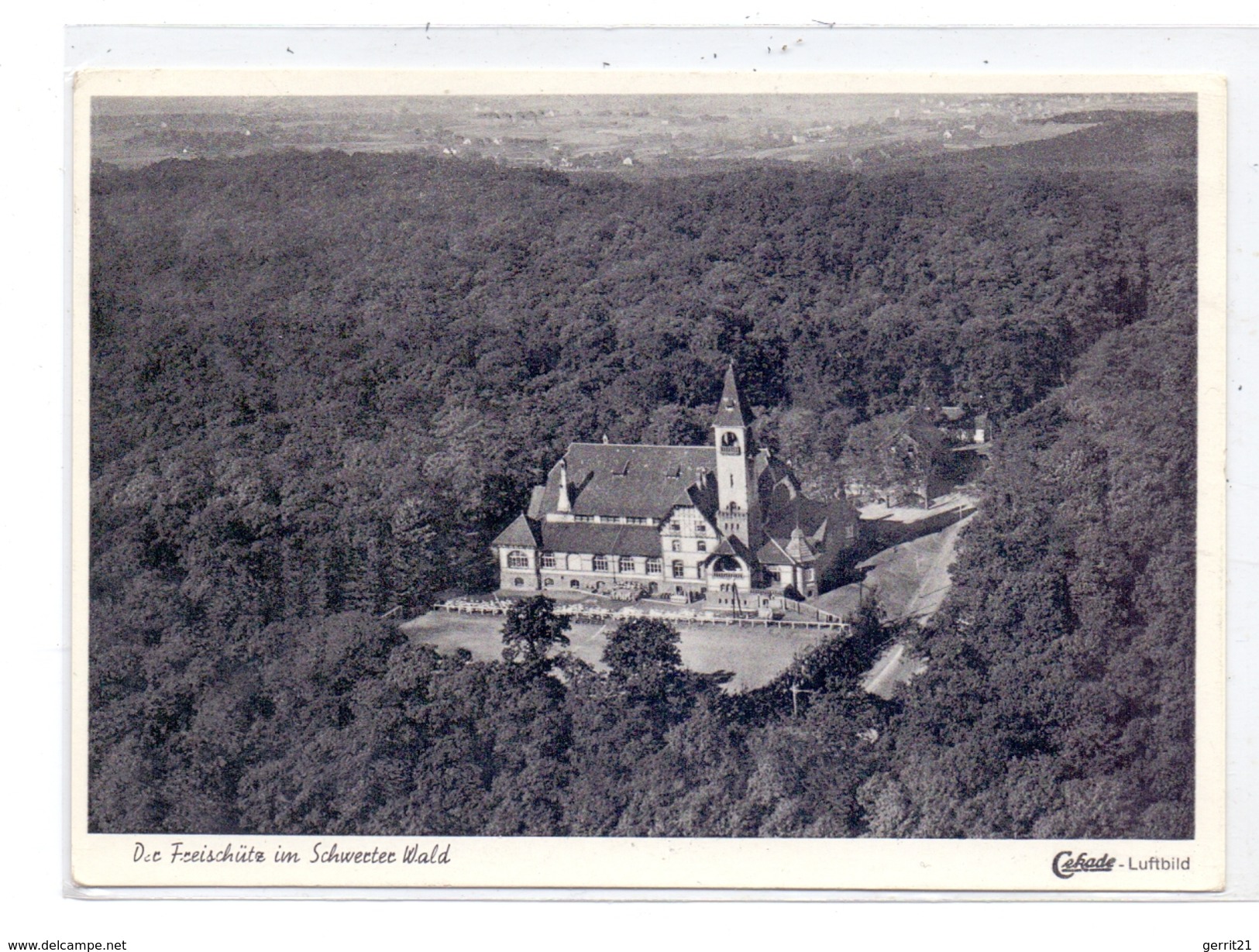 5840 SCHWERTE, Freischütz, Luftaufnahme, 1957 - Schwerte