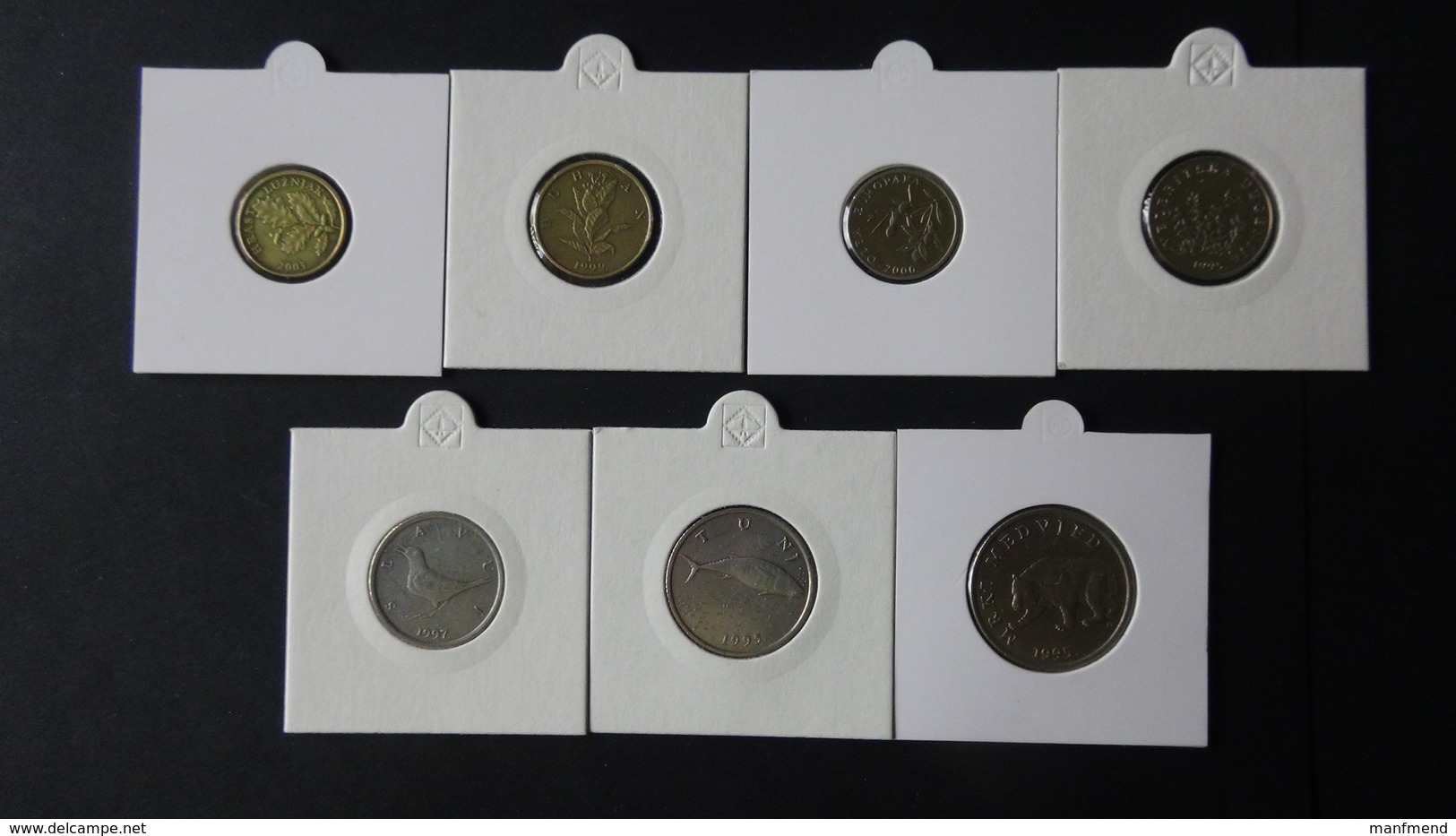 Croatia - 1999-2006 - 5,10,20,50 Lipe + 1,2,5 Kuna - KM 5-8,9.1,10-11 - VF - Look Scans - Croatia