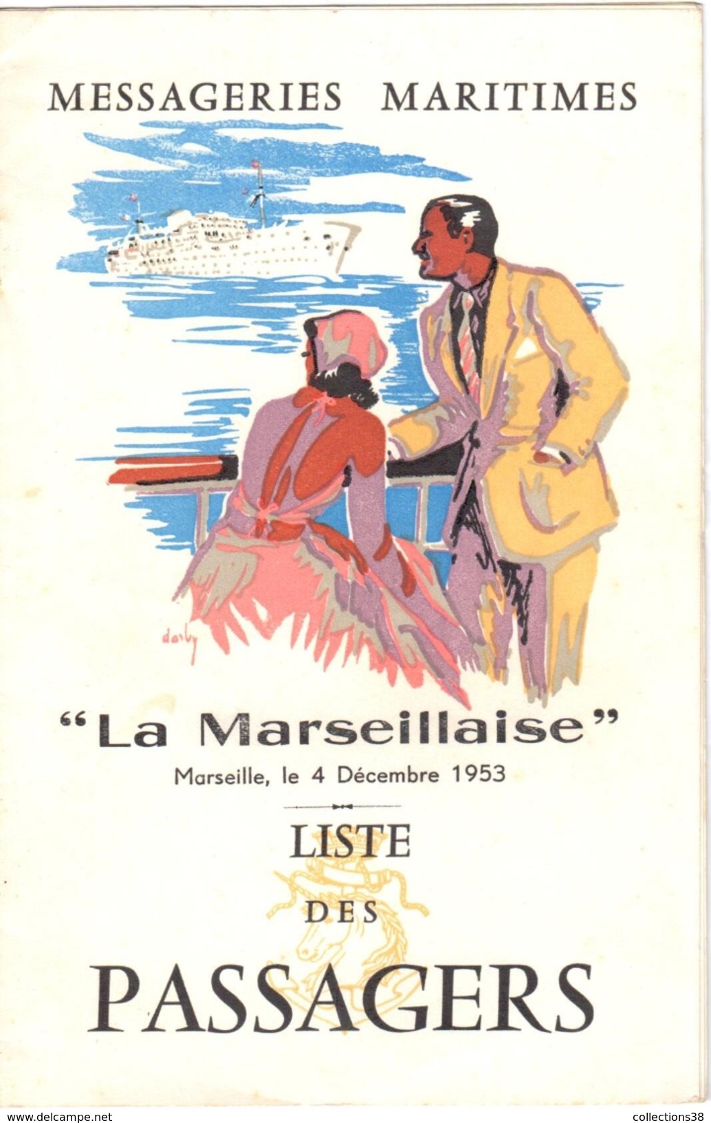 Ensemble De 6 Photos + Une Brochure Liste Des Passagers De "La Marseillaise" Ligne D'Indochine-Extrême Orient - Other & Unclassified