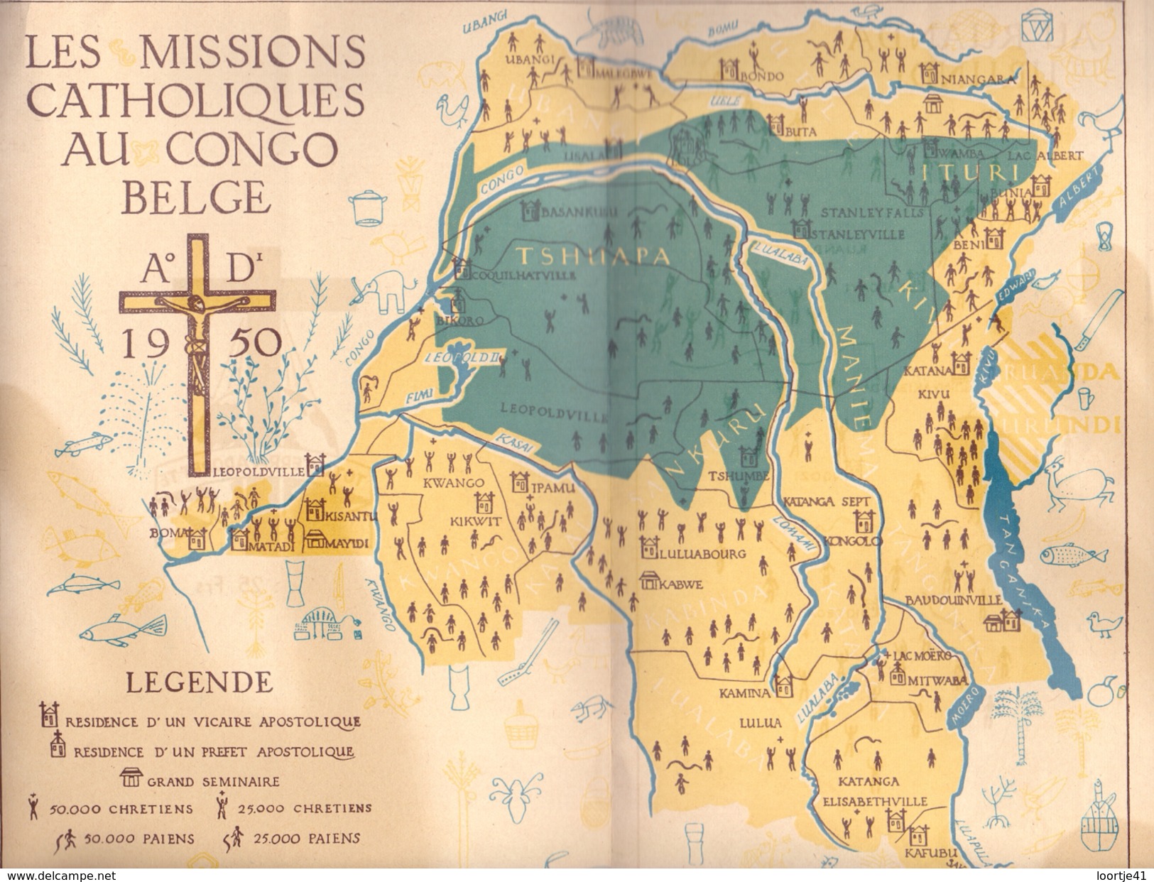 L' Eglise Au Congo Et Ruanda Urundi - Bulletin Missionnaire - Missies - 1950 - Other & Unclassified
