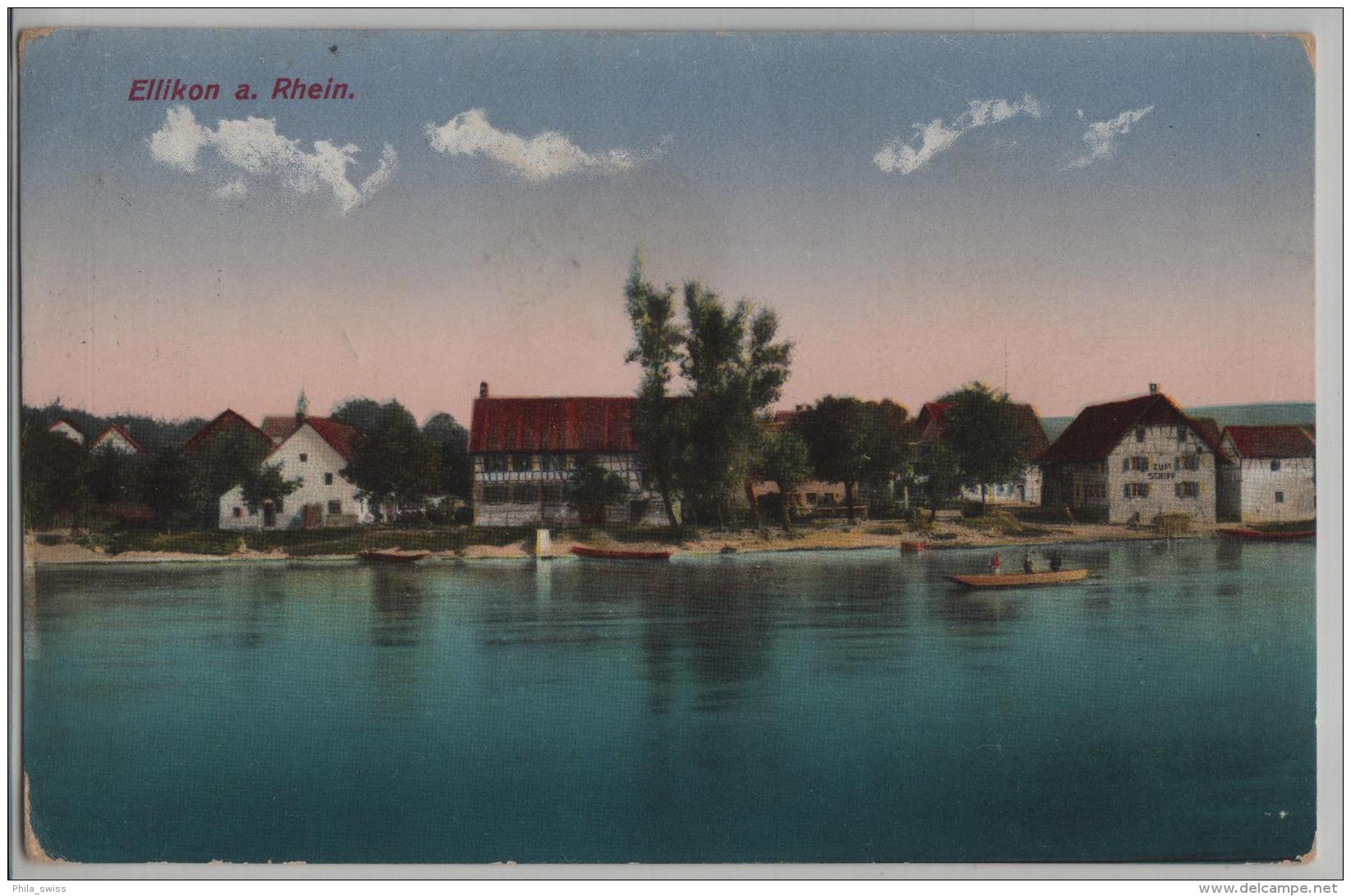 Ellikon Am Rhein - Stabstempel - Photo: Carl Künzli - Ellikon An Der Thur