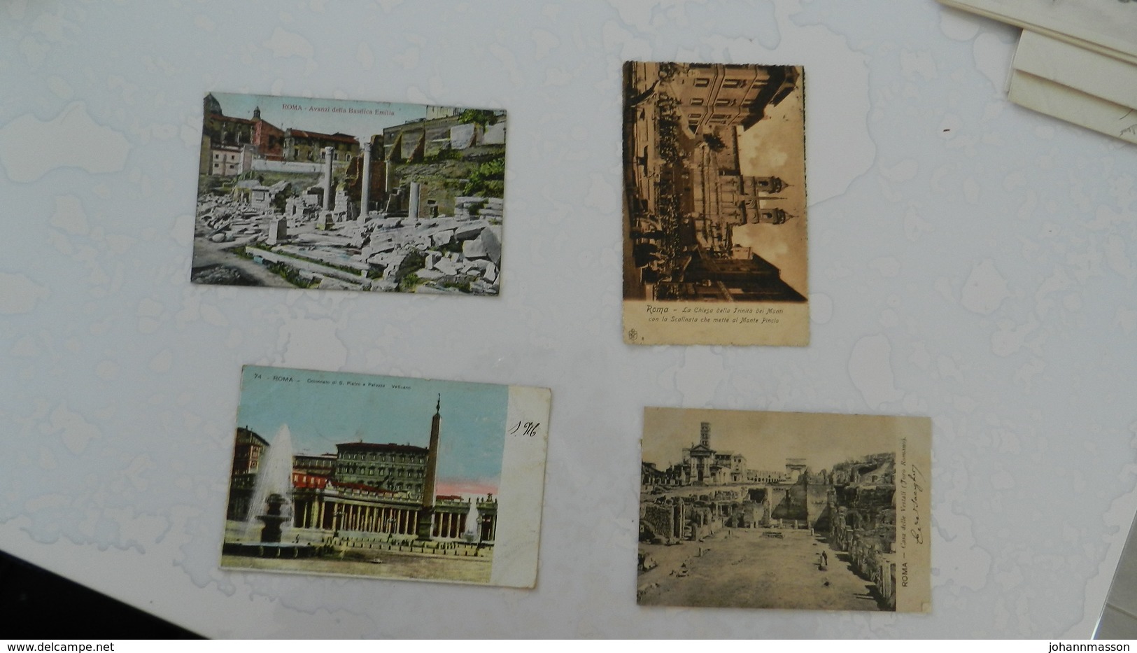 Lot De 4 Cartes Postales  Sur  Roma - Collections & Lots