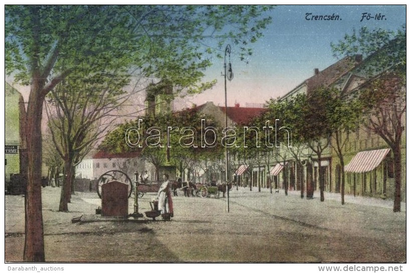 * T2/T3 Trencs&eacute;n, Trencin; FÅ‘ T&eacute;r, Kerekes K&uacute;t / Main Square, Weill - Non Classificati