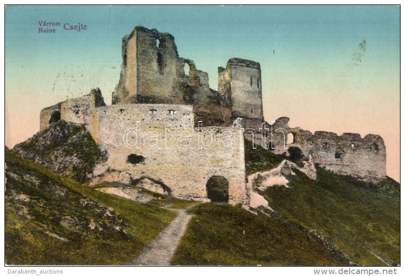 T2 Csejte, Cachtice; Hrad B&aacute;thorovcov / B&aacute;thory V&aacute;rrom / Castle Ruins, - Non Classificati