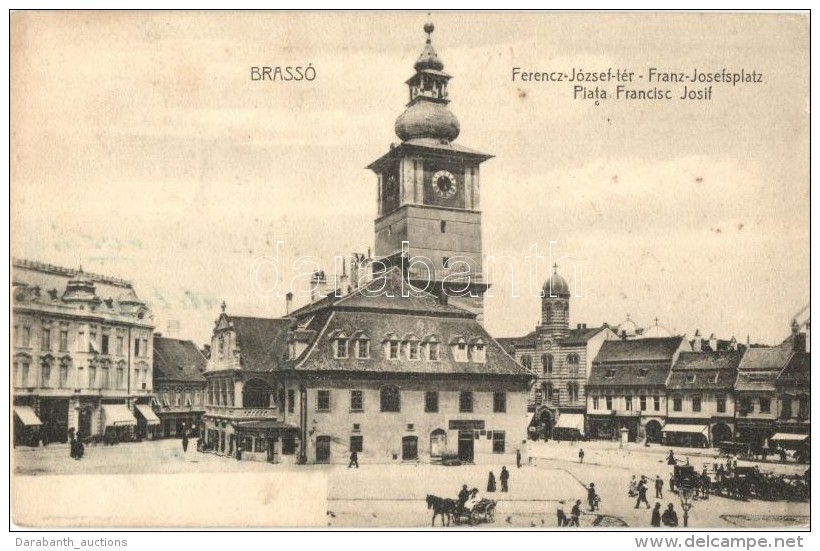 T2 Brass&oacute;, Kronstadt, Brasov; Ferenc J&oacute;zsef T&eacute;r, Tan&aacute;csh&aacute;za / Piata / Platz /... - Non Classificati