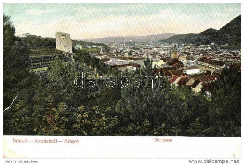 ** T3 Brass&oacute;, Kronstadt, Brasov; Blumenau / Bolonya, D. T. C. L. / General View (EK) - Non Classificati