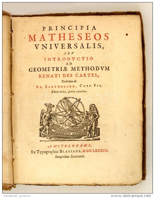 Francisci A Schooten (Franz Von Schooten): Principia Matheseos Universalis, Seu Introductio Ad Geometriae Methodum... - Non Classificati