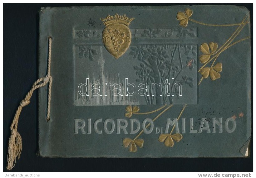 Cca 1910 Ricordo Di Milano, K&eacute;pes F&uuml;zet Mil&aacute;n&oacute; V&aacute;ros&aacute;r&oacute;l 23 Db... - Non Classificati