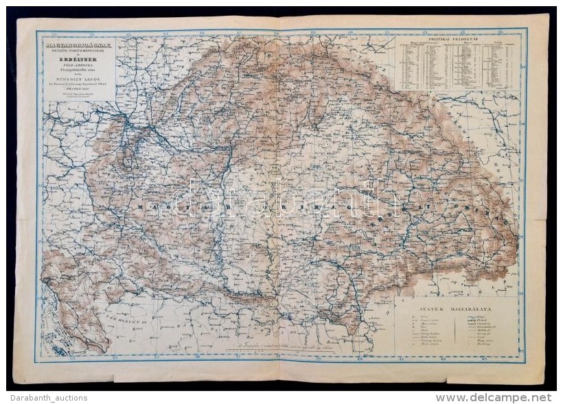 1941 Magyarorsz&aacute;g Mell&eacute;ktartom&aacute;nyainak &eacute;s Erd&eacute;ly T&eacute;rk&eacute;pe, Az... - Altri & Non Classificati