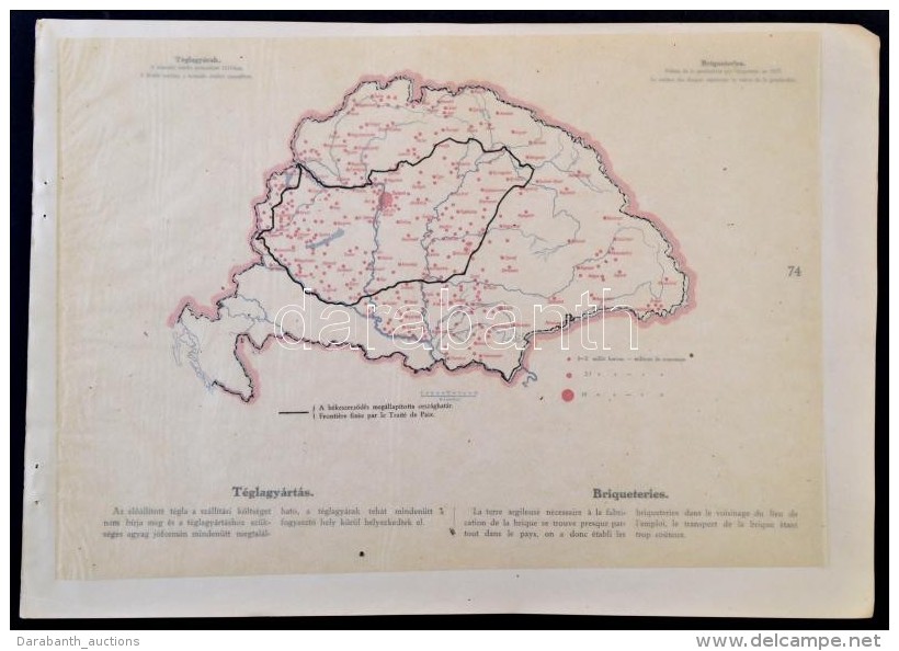 Cca 1920 T&eacute;glagy&aacute;rt&aacute;s Magyarorsz&aacute;gon / Briqueteries En Hongrie, A 'Magyarorsz&aacute;g... - Altri & Non Classificati