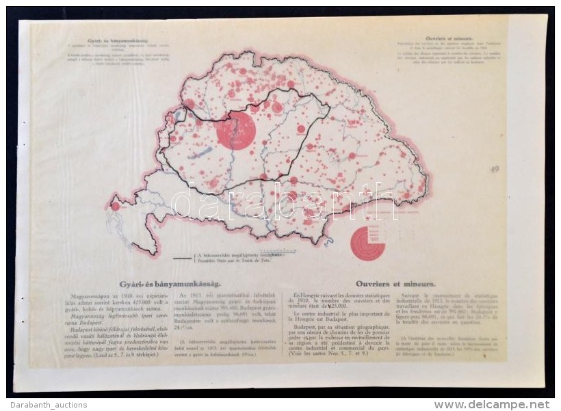 Cca 1920 Gy&aacute;ri- &eacute;s B&aacute;nyamunk&aacute;ss&aacute;g Magyarorsz&aacute;gon / Ouvriers Et Mineurs En... - Altri & Non Classificati