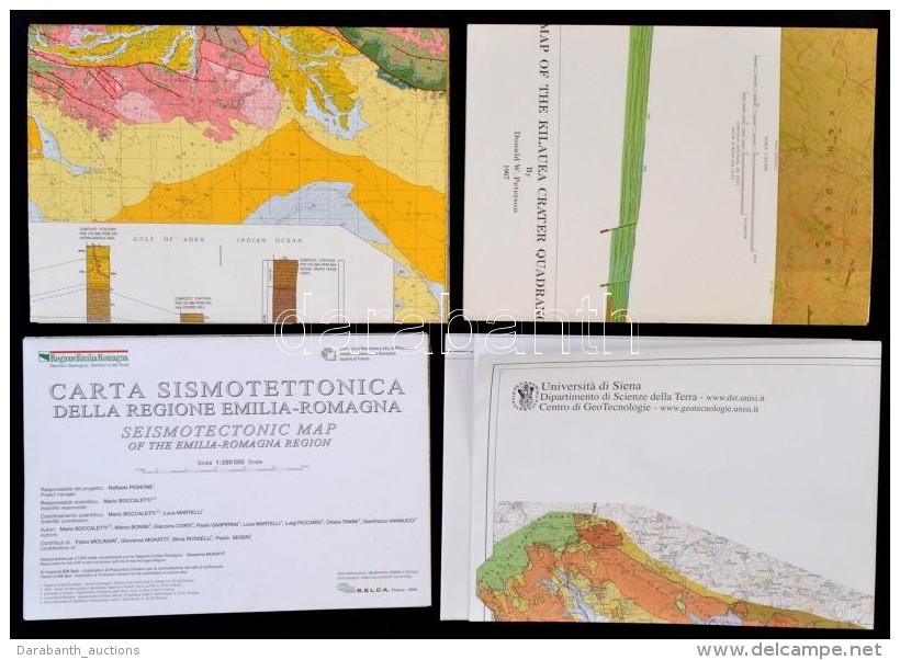 4 Db K&uuml;l&ouml;nf&eacute;le Geol&oacute;giai T&eacute;rk&eacute;p: &Eacute;szakkelet-Szom&aacute;lia,... - Altri & Non Classificati