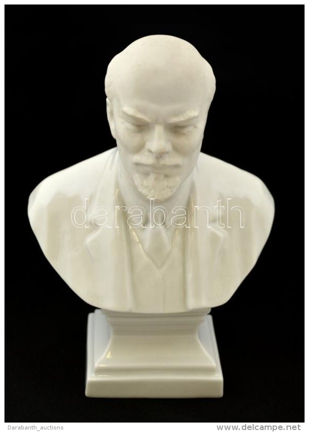 Herendi Lenin Porcel&aacute;n B&uuml;szt, Feh&eacute;r M&aacute;zas, Hib&aacute;tlan,... - Altri & Non Classificati