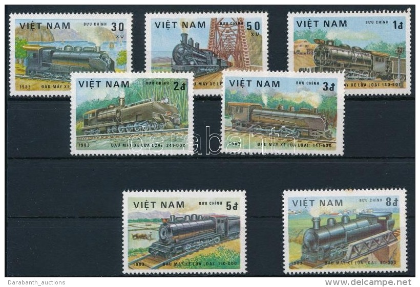 ** 1983 Mozdonyok Sor Mi 1291-1297 - Altri & Non Classificati