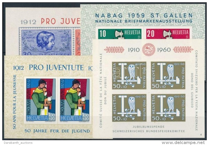 ** 1937-1962 4 Db Blokk Mi 3, 16, 17, 18 (Mi EUR 73,-) - Altri & Non Classificati