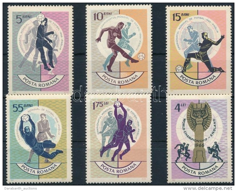 ** 1966 Labdar&uacute;g&oacute; Vil&aacute;gbajnoks&aacute;g; Anglia Sor Mi 2493-2498 - Altri & Non Classificati