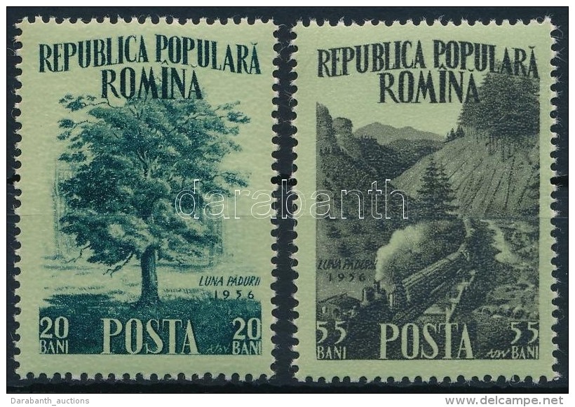 ** 1956 Az ErdÅ‘ H&oacute;napja Sor Mi 1580-1581 - Altri & Non Classificati