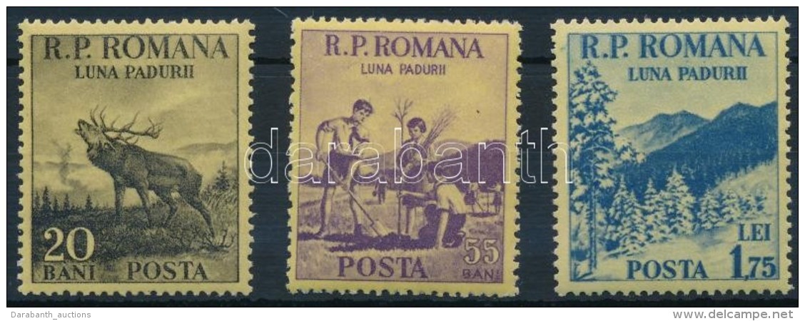 ** 1954 Az ErdÅ‘ H&oacute;napja Sor Mi 1464-1466 - Altri & Non Classificati